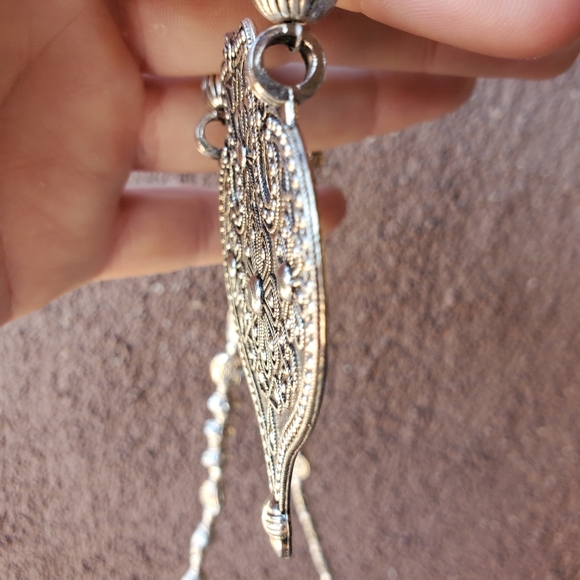 New Unique 925 Silver Tribal Necklace. - Picture 4 of 16
